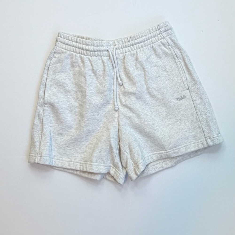 TNA Heather Light Gray Athletic Shorts